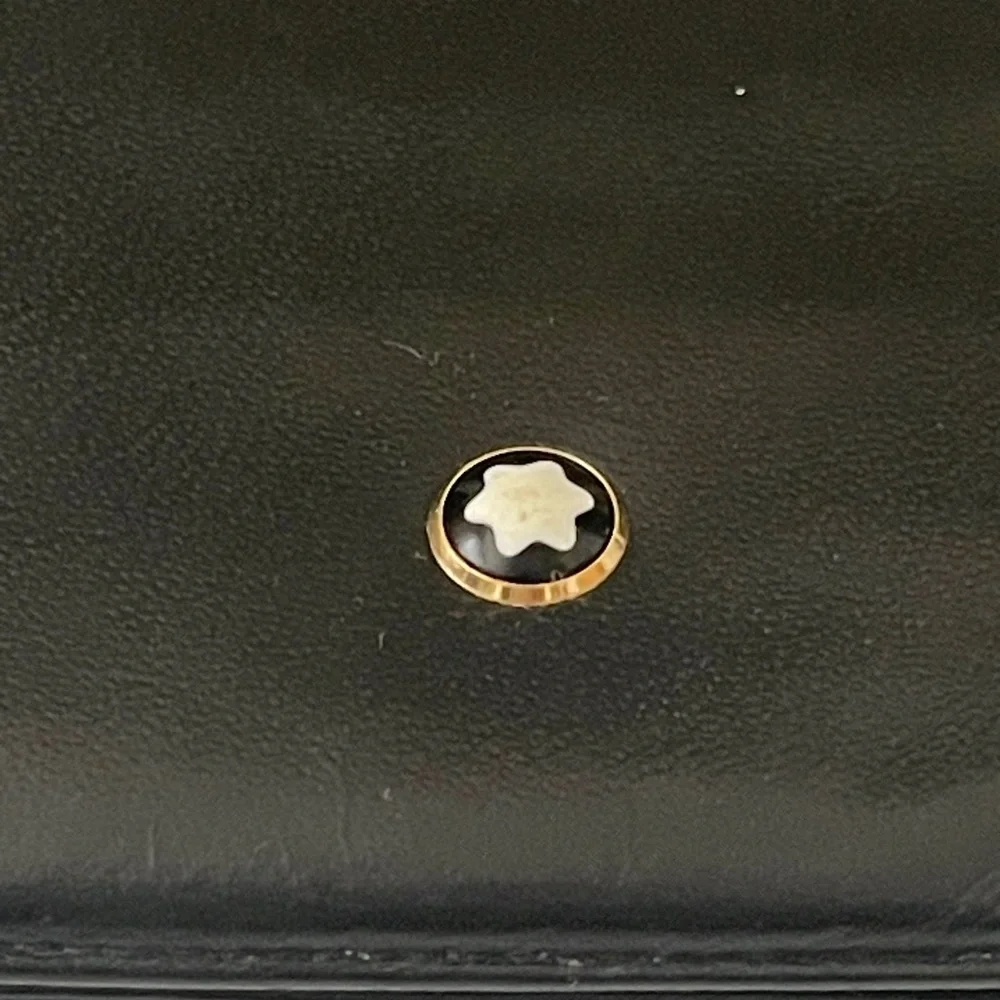 Mont Blanc Black Leather Wallet